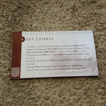 Les Cedres Tatil Evi Chalabre